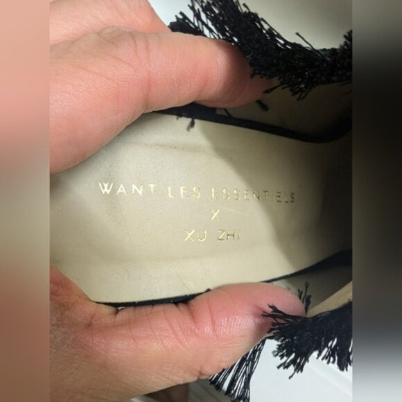 Want Les Essentiels x Xu Zhi Fringed Mules Size: EU 38 - Picture 6 of 12